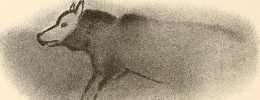 An illustration from Men of the old stone age, their environment, life and art, 1916, leaf 391