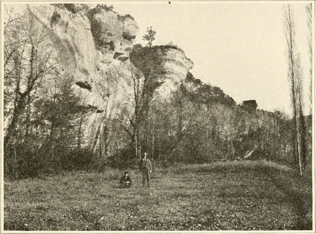 An illustration from Men of the old stone age, their environment, life and art, 1916, leaf 420