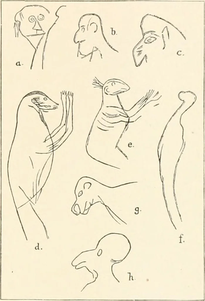 An illustration from Men of the old stone age, their environment, life and art, 1916, leaf 436