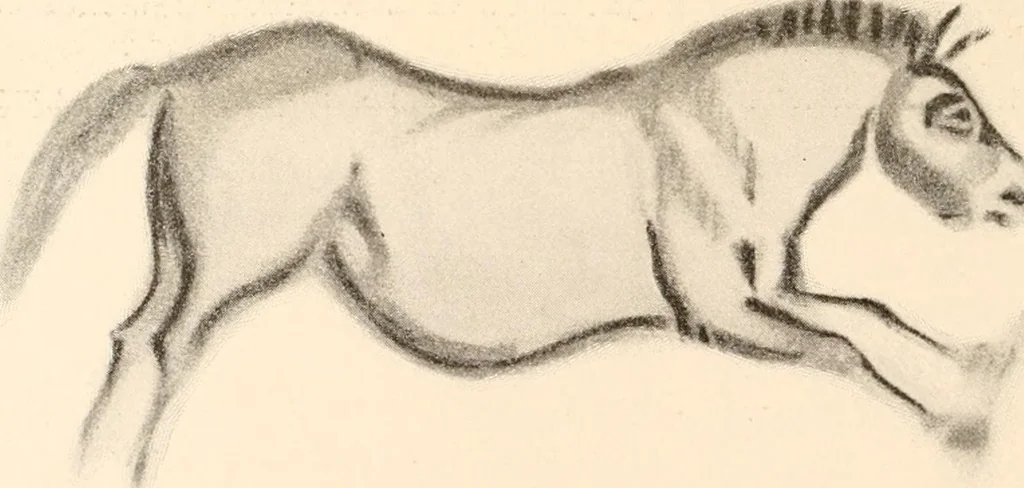 An illustration from Men of the old stone age, their environment, life and art, 1916, leaf 445