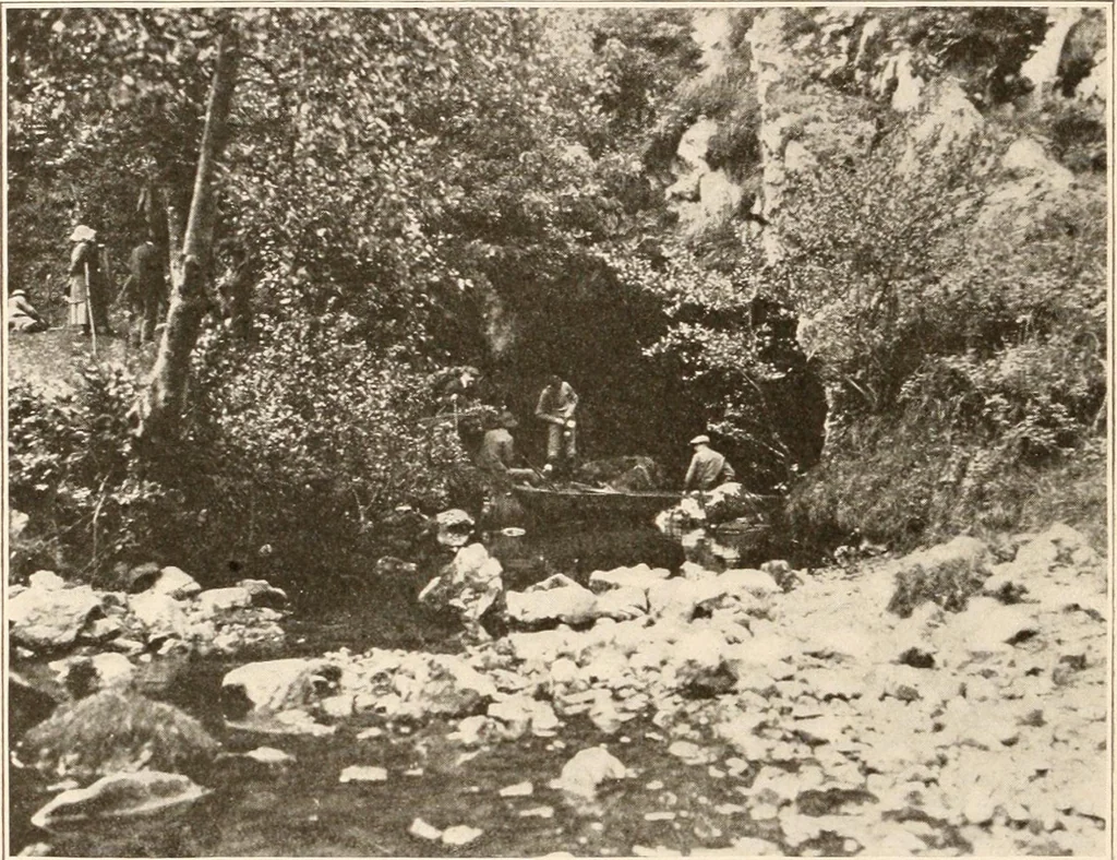 An illustration from Men of the old stone age, their environment, life and art, 1916, leaf 467