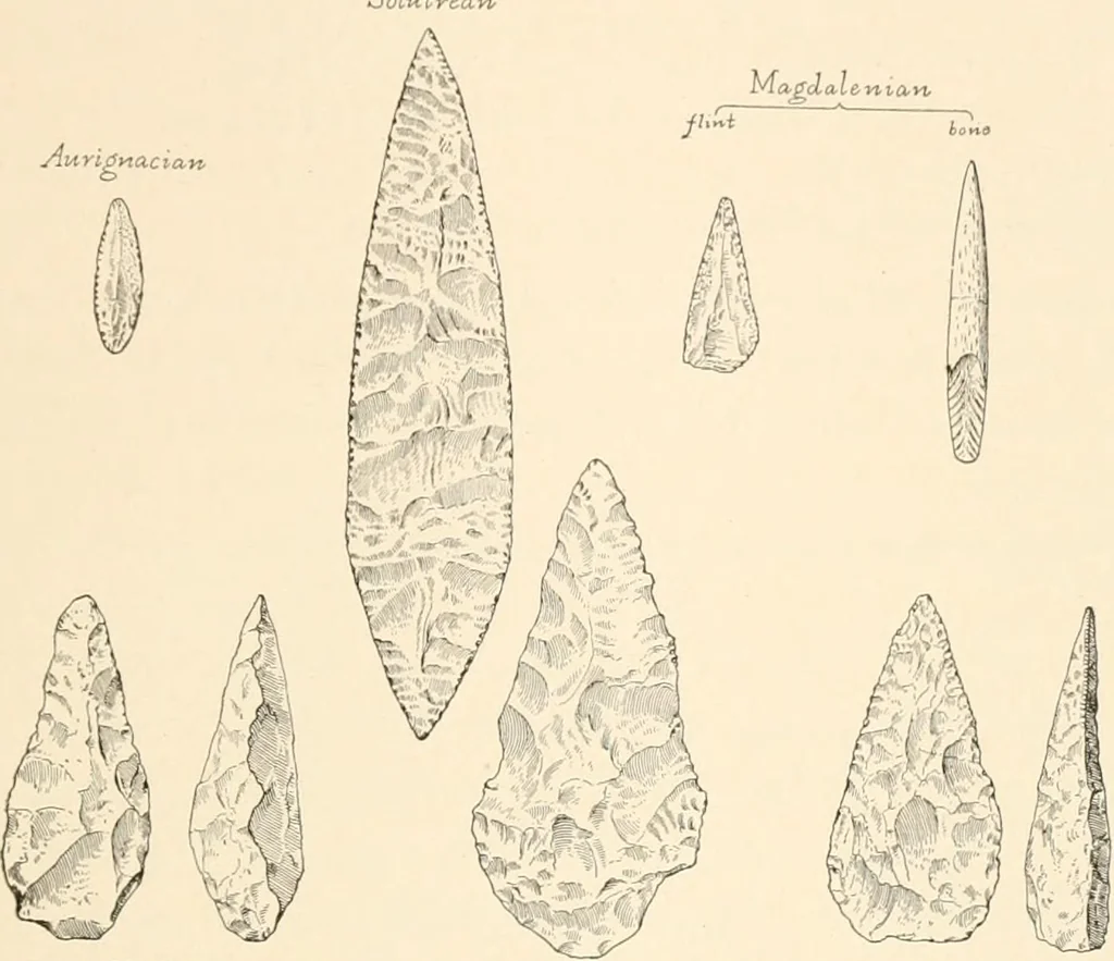 An illustration from Men of the old stone age, their environment, life and art, 1916, leaf 48