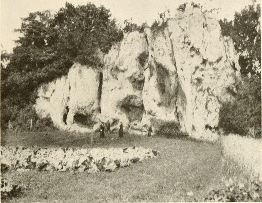 An illustration from Men of the old stone age, their environment, life and art, 1916, leaf 484