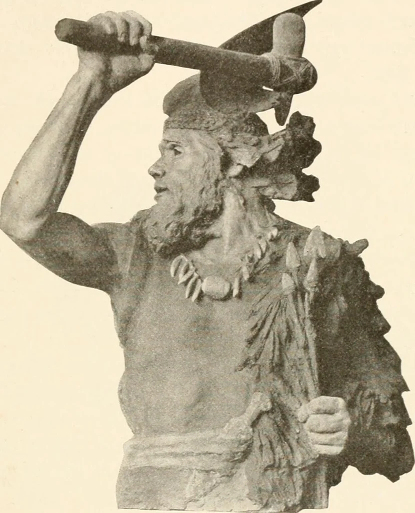 An illustration from Men of the old stone age, their environment, life and art, 1916, leaf 534