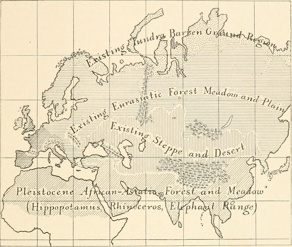 An illustration from Men of the old stone age, their environment, life and art, 1916, leaf 80