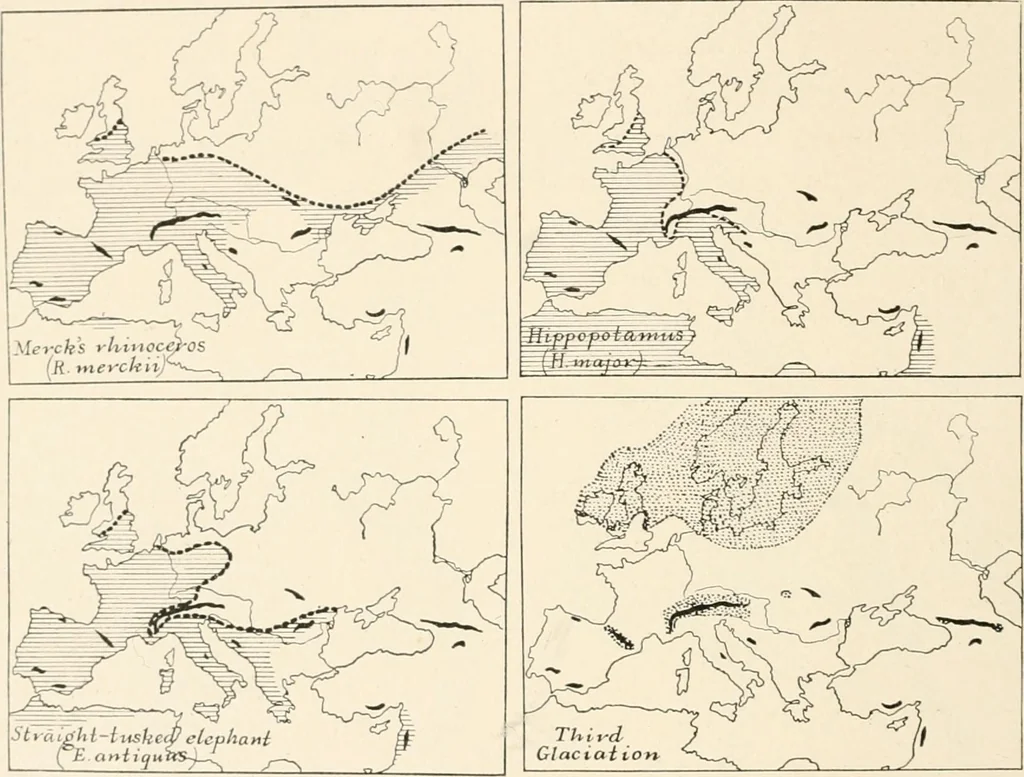 An illustration from Men of the old stone age : their environment, life and art, 1915, leaf 127