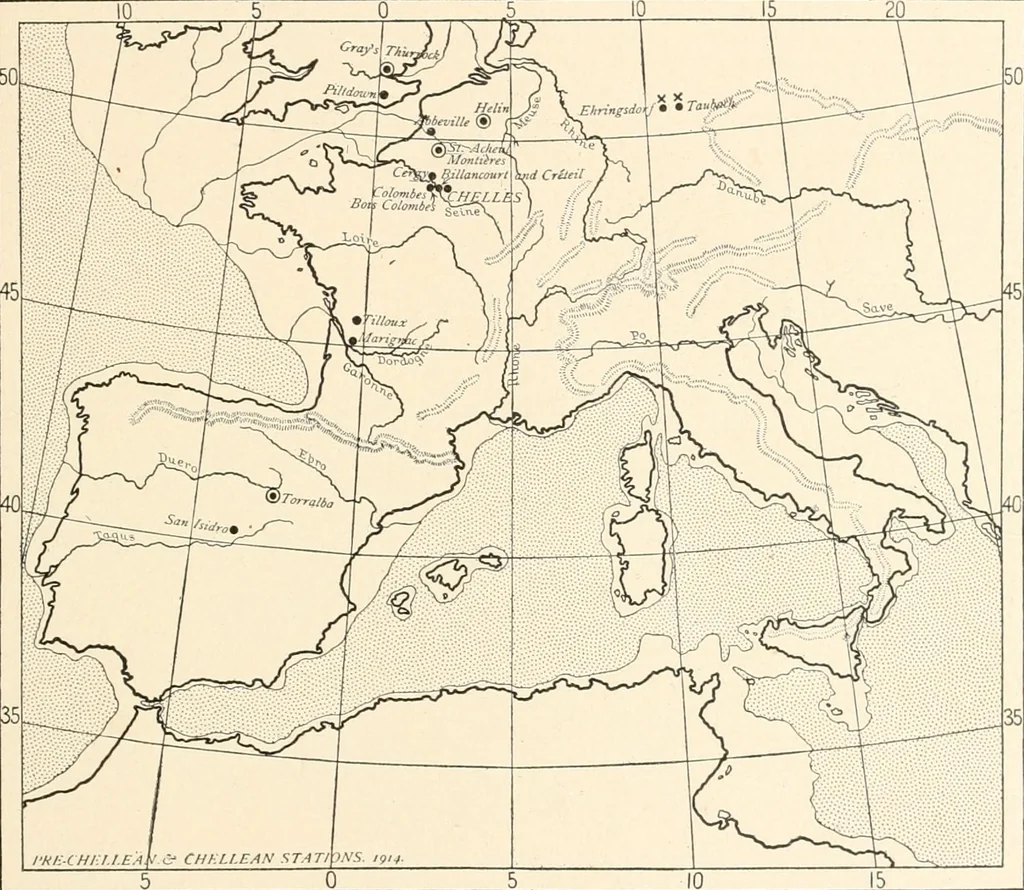 An illustration from Men of the old stone age : their environment, life and art, 1915, leaf 142
