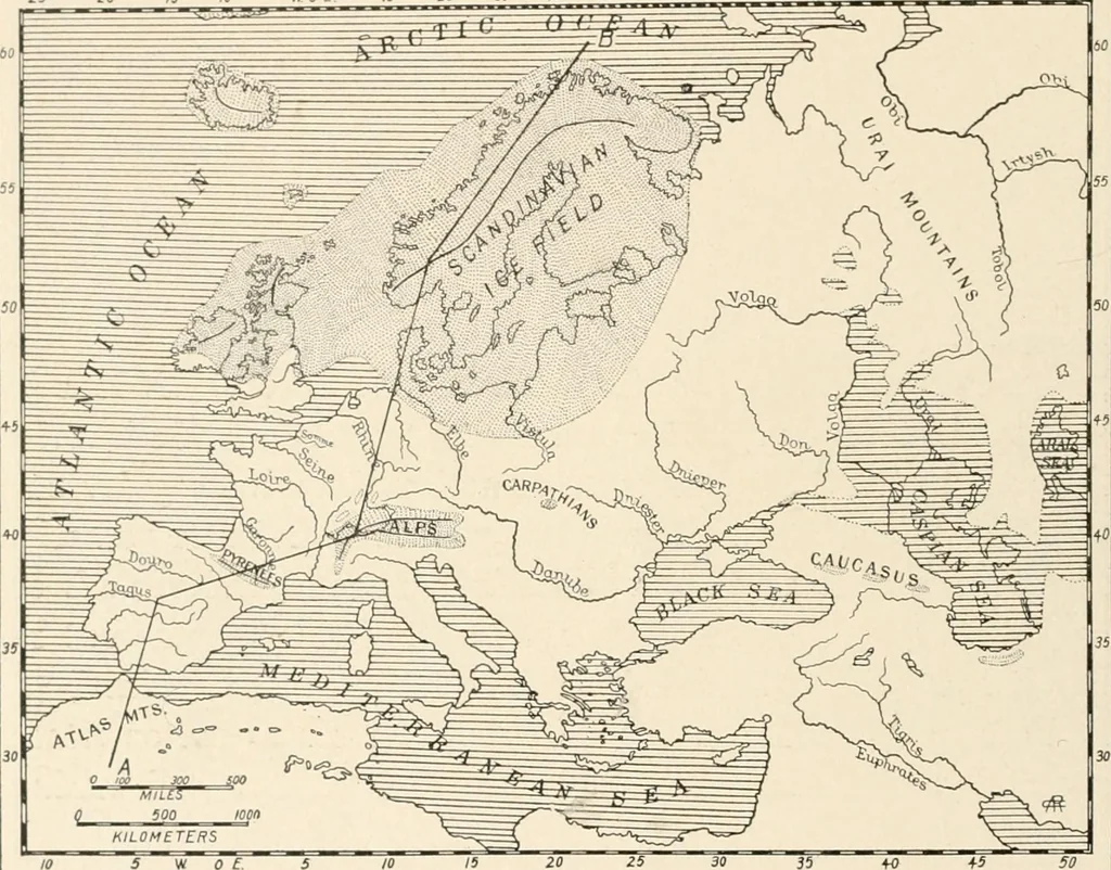 An illustration from Men of the old stone age : their environment, life and art, 1915, leaf 143