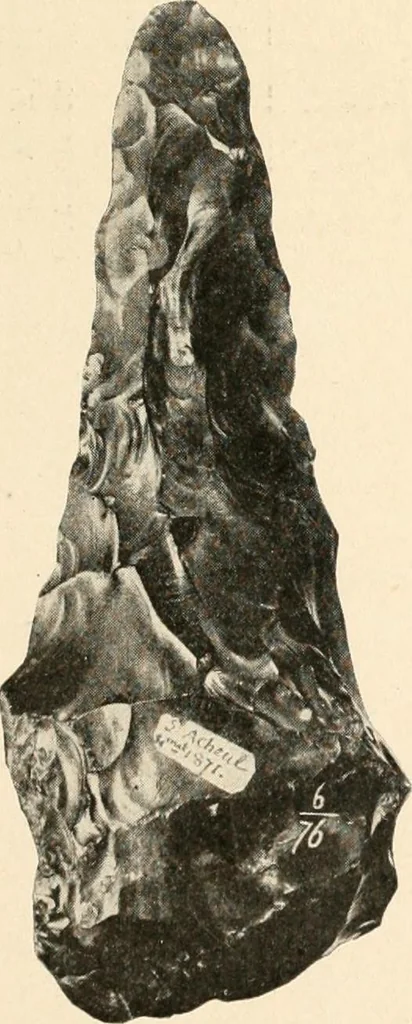 An illustration from Men of the old stone age : their environment, life and art, 1915, leaf 154