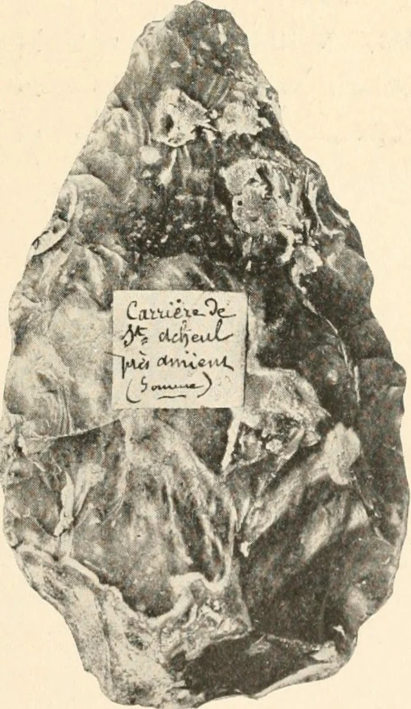 An illustration from Men of the old stone age : their environment, life and art, 1915, leaf 154
