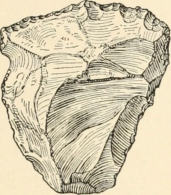 An illustration from Men of the old stone age : their environment, life and art, 1915, leaf 162