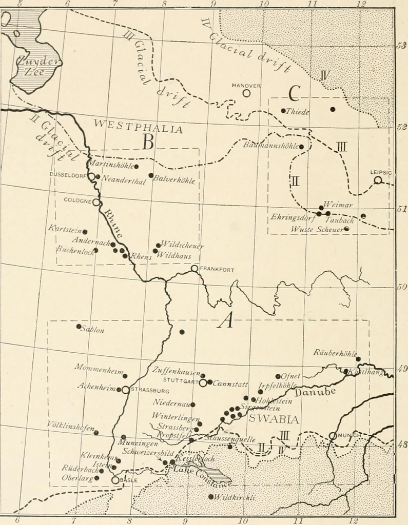 An illustration from Men of the old stone age : their environment, life and art, 1915, leaf 191
