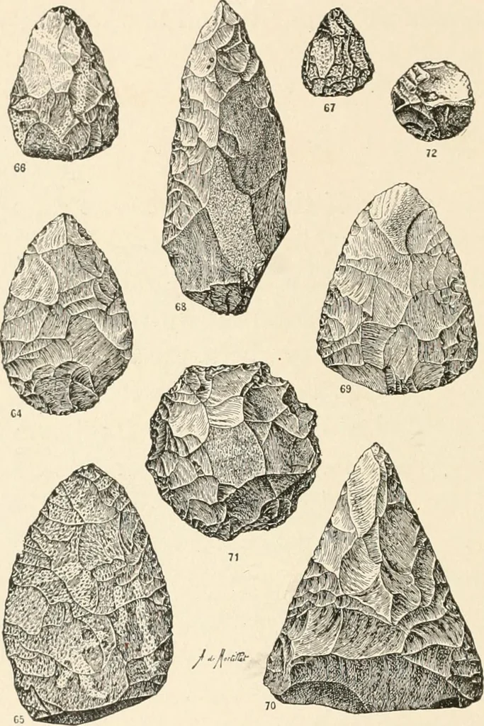 An illustration from Men of the old stone age : their environment, life and art, 1915, leaf 209