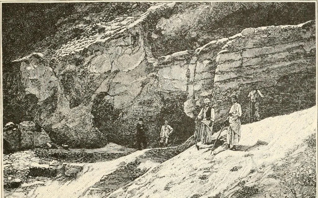 An illustration from Men of the old stone age : their environment, life and art, 1915, leaf 212