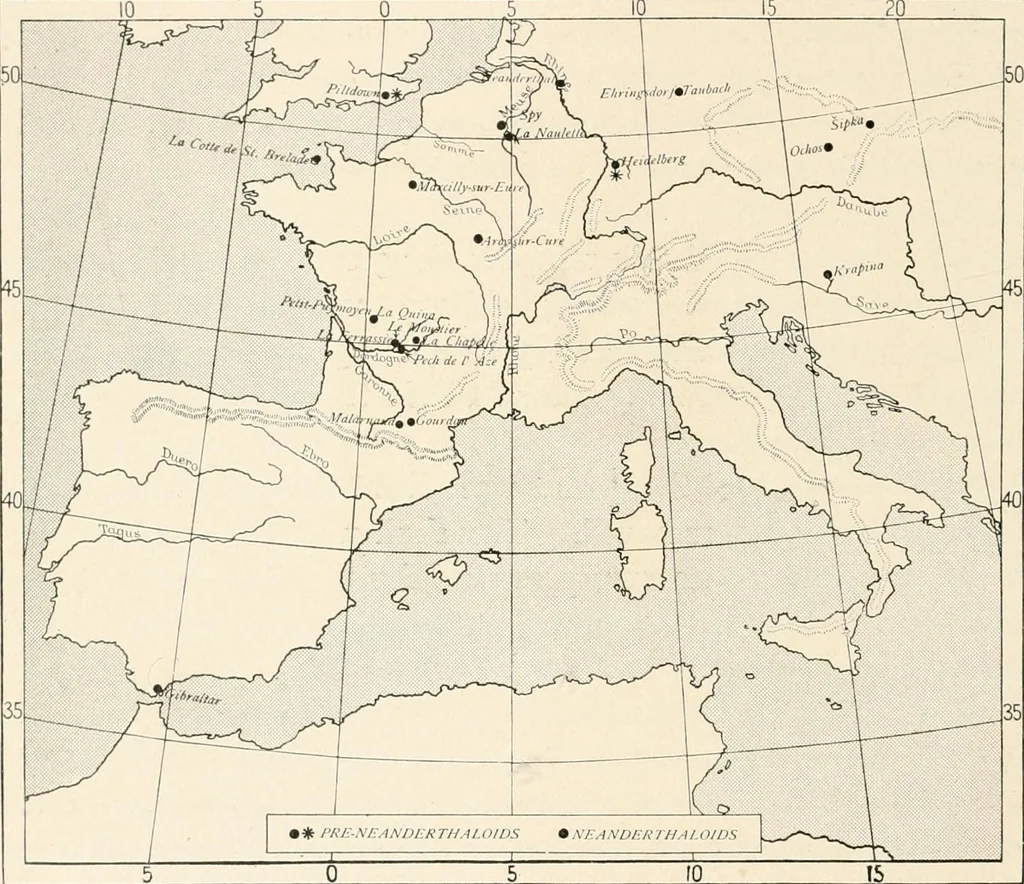 An illustration from Men of the old stone age : their environment, life and art, 1915, leaf 245