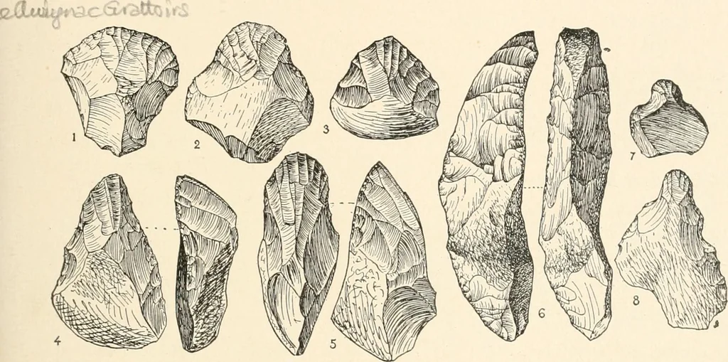 An illustration from Men of the old stone age : their environment, life and art, 1915, leaf 340