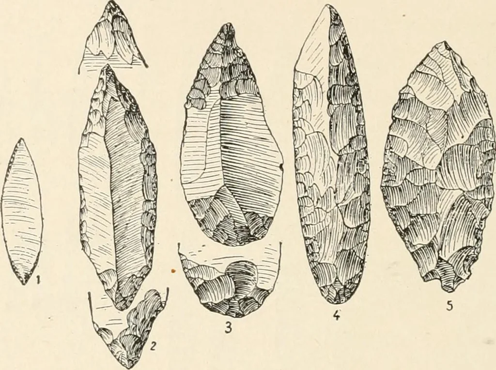 An illustration from Men of the old stone age : their environment, life and art, 1915, leaf 343