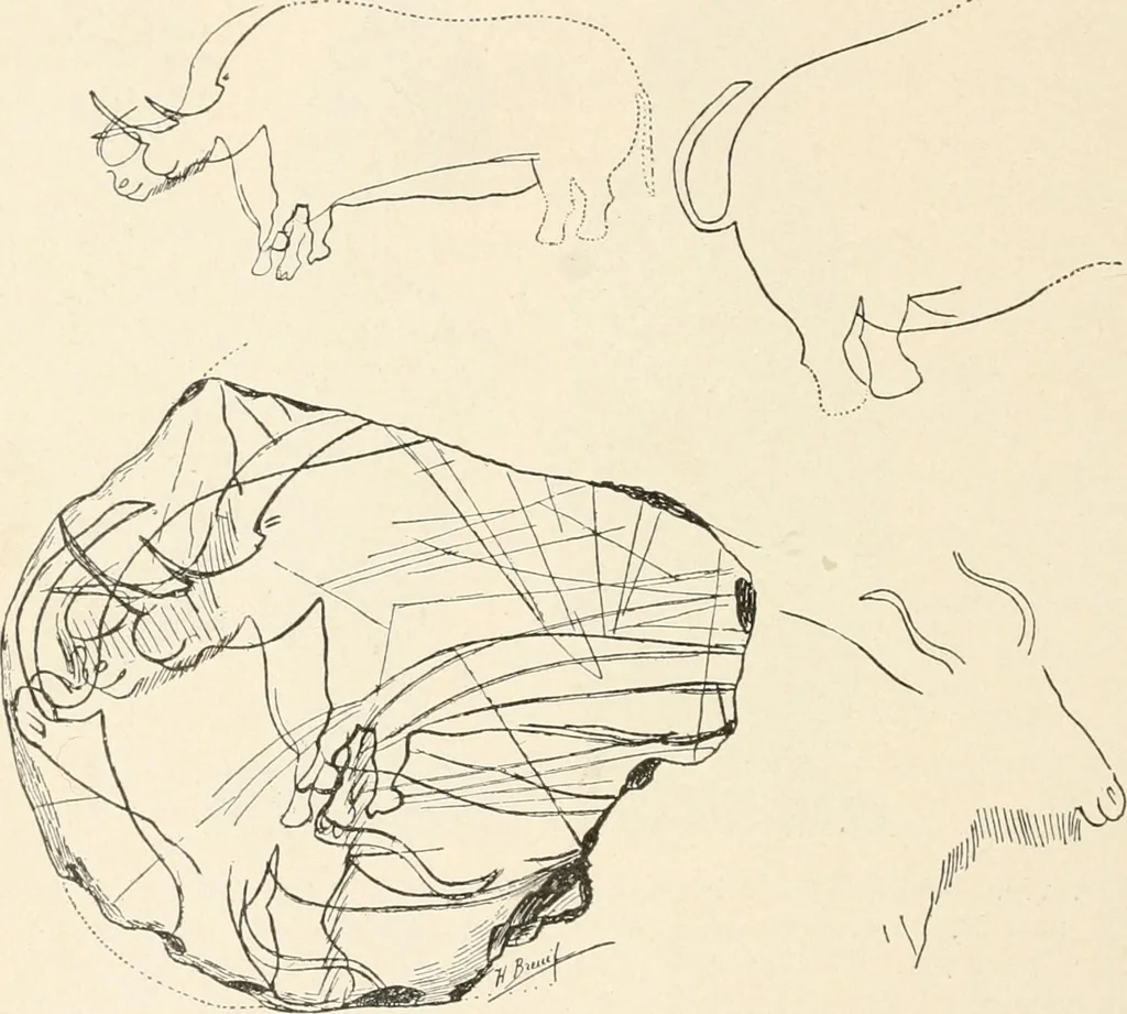 An illustration from Men of the old stone age : their environment, life and art, 1915, leaf 355