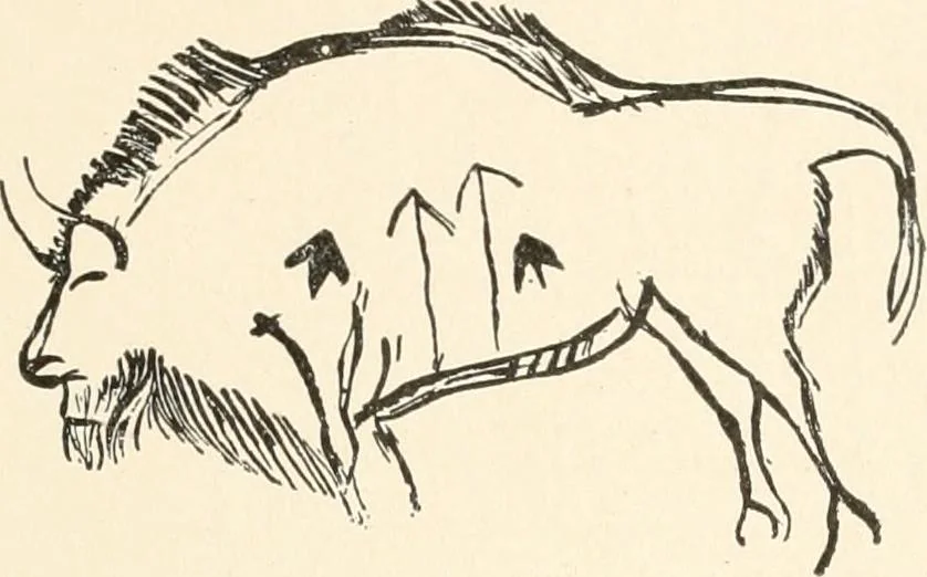 An illustration from Men of the old stone age : their environment, life and art, 1915, leaf 384