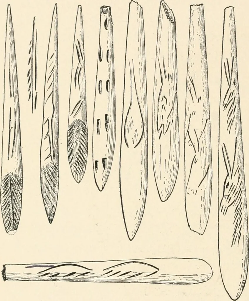 An illustration from Men of the old stone age : their environment, life and art, 1915, leaf 385