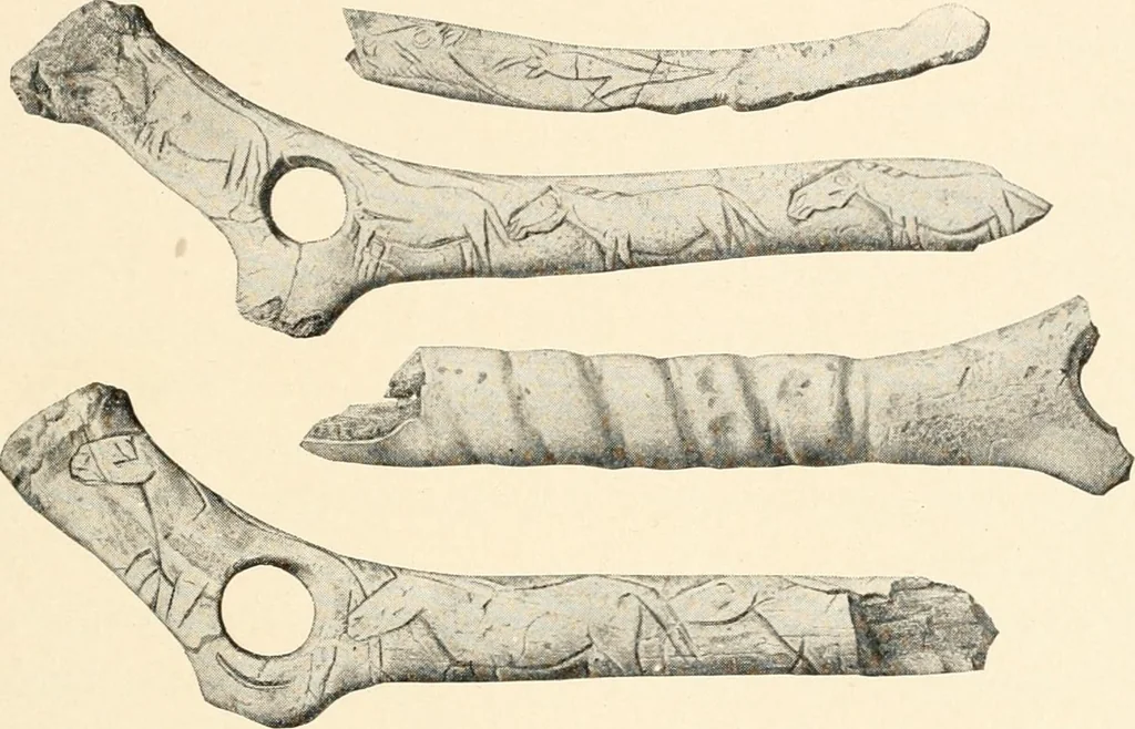 An illustration from Men of the old stone age : their environment, life and art, 1915, leaf 392