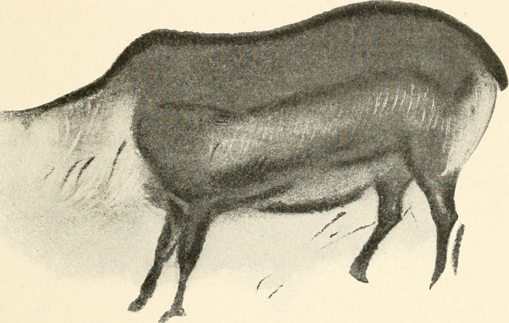 An illustration from Men of the old stone age : their environment, life and art, 1915, leaf 398