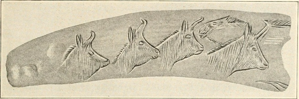 An illustration from Men of the old stone age : their environment, life and art, 1915, leaf 402