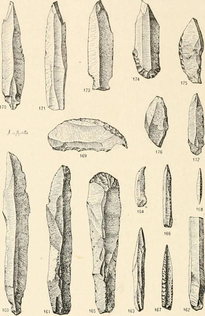 An illustration from Men of the old stone age : their environment, life and art, 1915, leaf 419