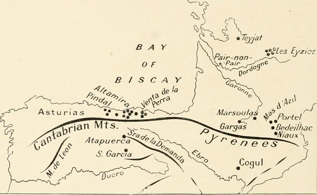An illustration from Men of the old stone age : their environment, life and art, 1915, leaf 427