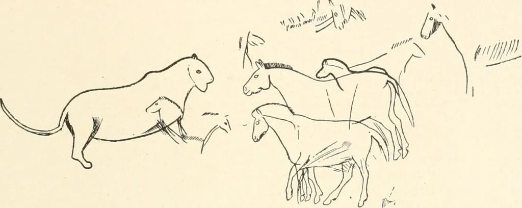 An illustration from Men of the old stone age : their environment, life and art, 1915, leaf 440