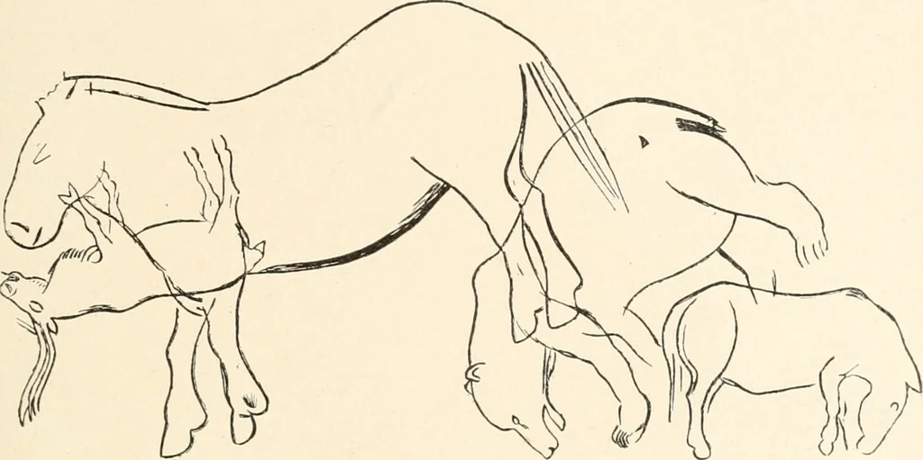 An illustration from Men of the old stone age : their environment, life and art, 1915, leaf 446