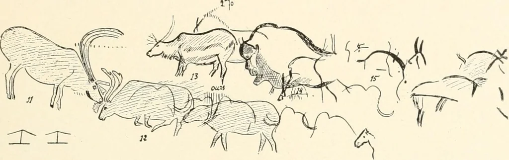 An illustration from Men of the old stone age : their environment, life and art, 1915, leaf 454