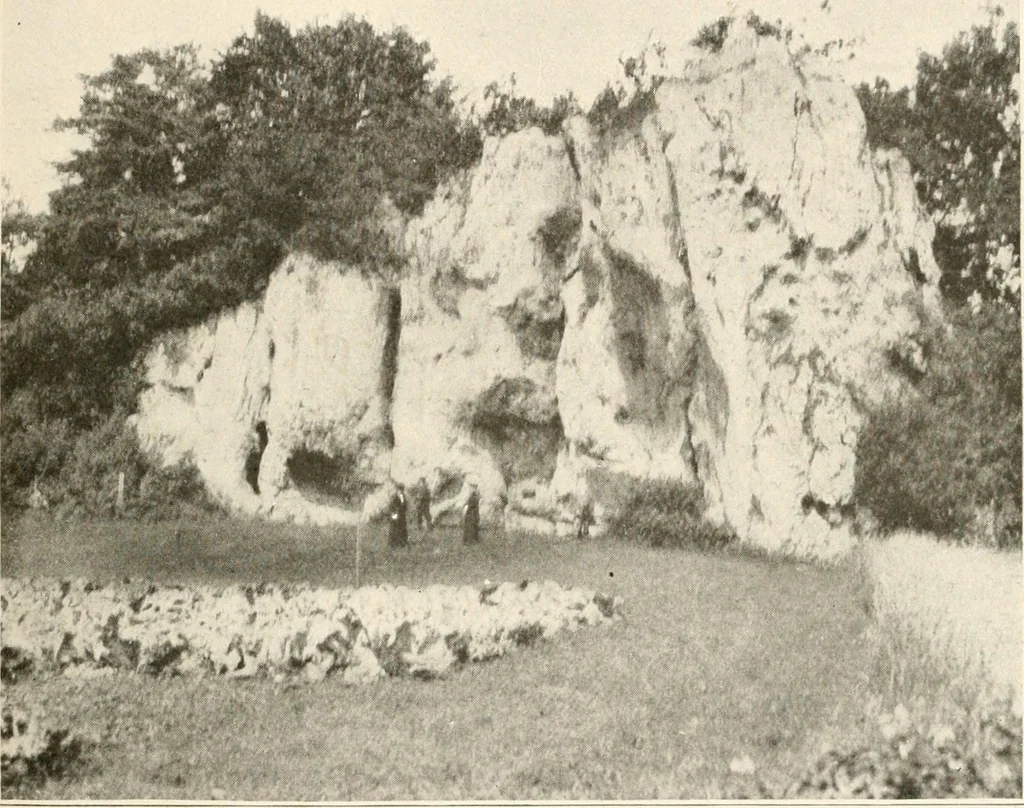An illustration from Men of the old stone age : their environment, life and art, 1915, leaf 480