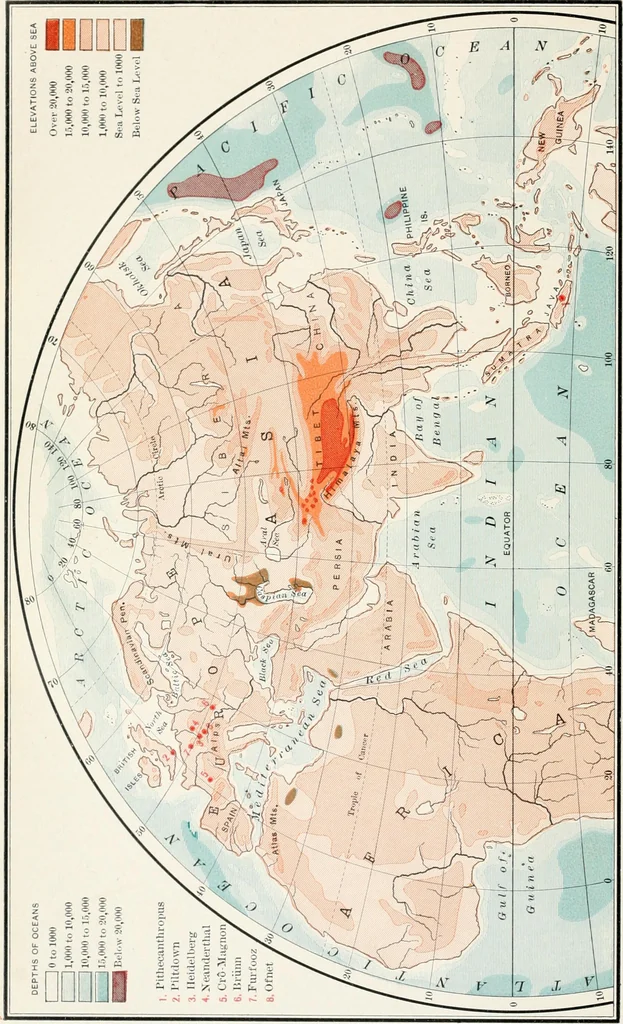 An illustration from Men of the old stone age : their environment, life and art, 1915, leaf 51