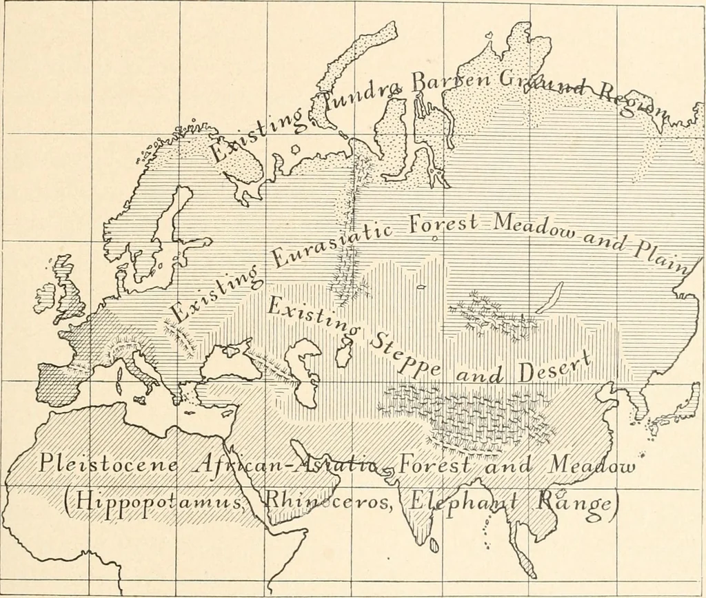 An illustration from Men of the old stone age : their environment, life and art, 1915, leaf 78