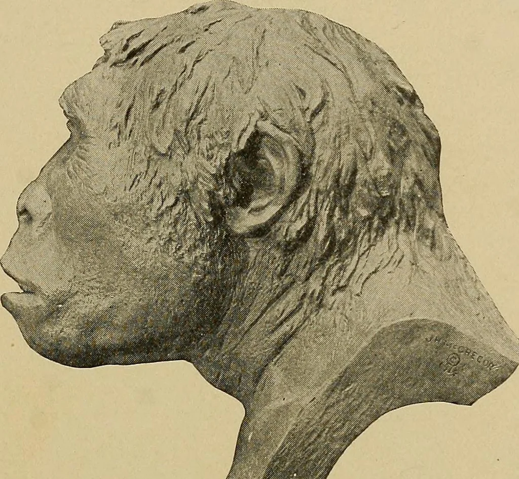 An illustration from Men of the old stone age, their environment, life and art, 1915, leaf 116