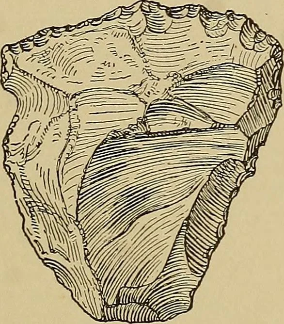 An illustration from Men of the old stone age, their environment, life and art, 1915, leaf 164