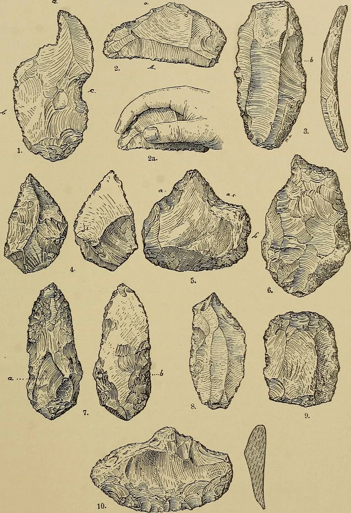 An illustration from Men of the old stone age, their environment, life and art, 1915, leaf 188