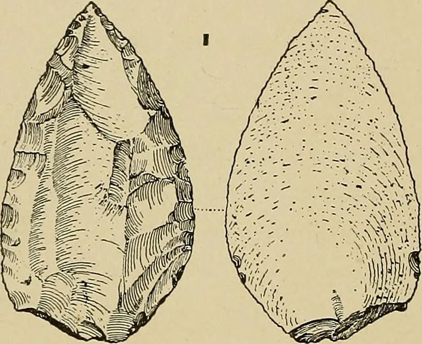 An illustration from Men of the old stone age, their environment, life and art, 1915, leaf 285