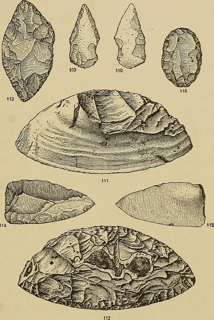 An illustration from Men of the old stone age, their environment, life and art, 1915, leaf 290