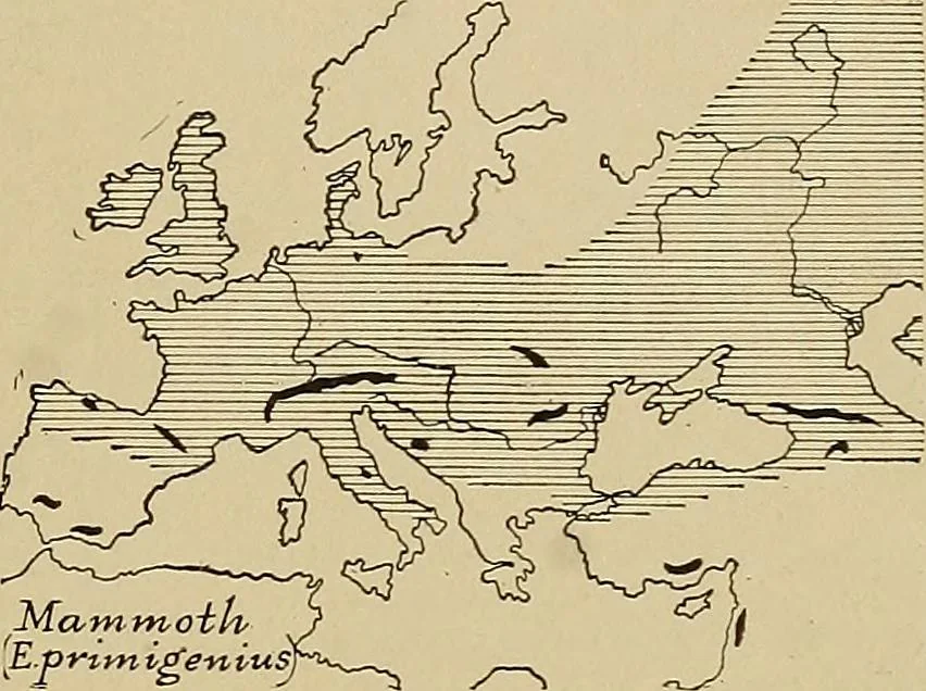 An illustration from Men of the old stone age, their environment, life and art, 1915, leaf 320