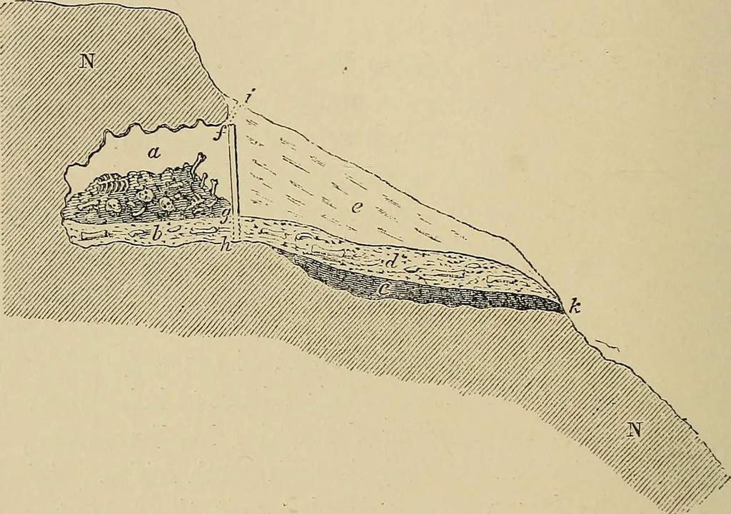 An illustration from Men of the old stone age, their environment, life and art, 1915, leaf 325