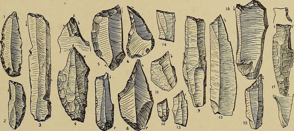 An illustration from Men of the old stone age, their environment, life and art, 1915, leaf 342