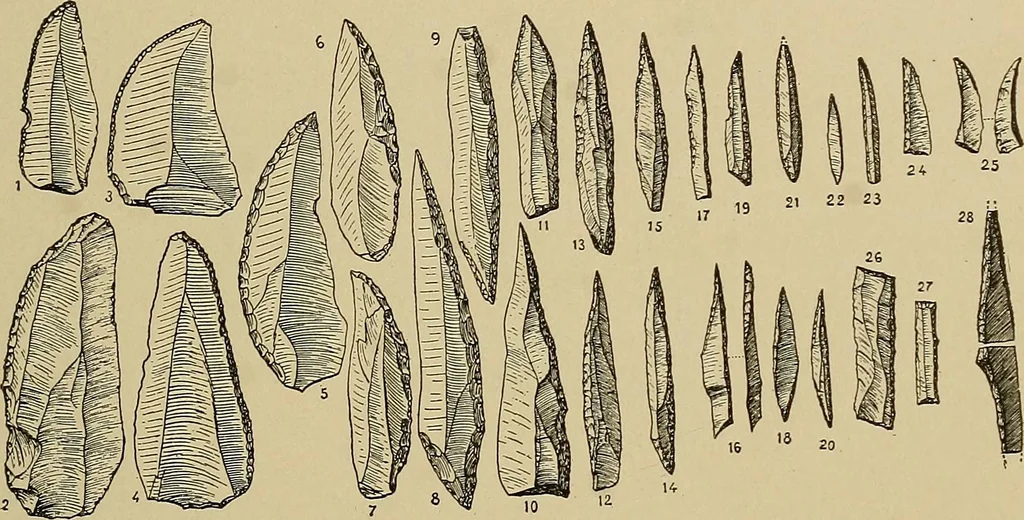 An illustration from Men of the old stone age, their environment, life and art, 1915, leaf 346