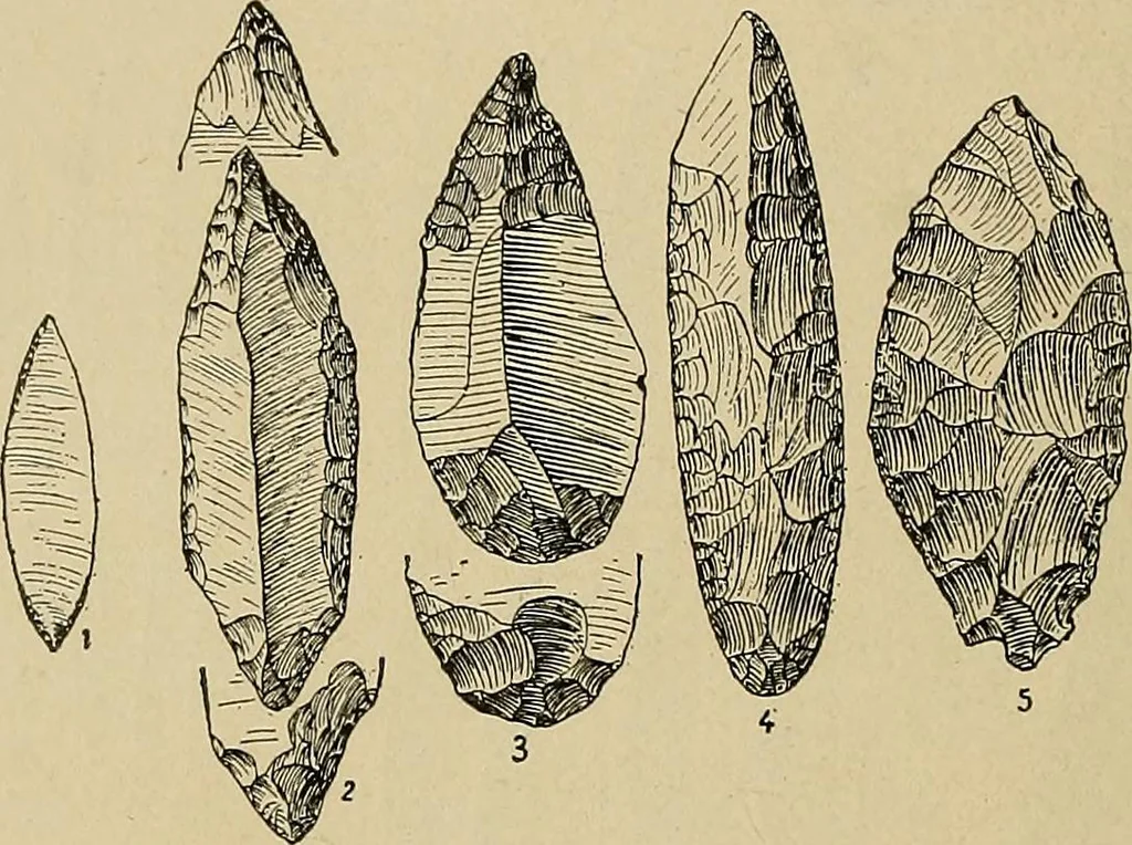 An illustration from Men of the old stone age, their environment, life and art, 1915, leaf 347