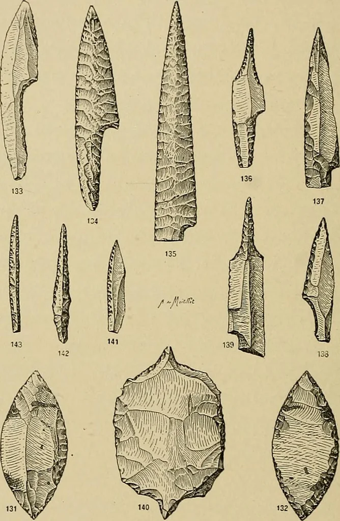 An illustration from Men of the old stone age, their environment, life and art, 1915, leaf 381