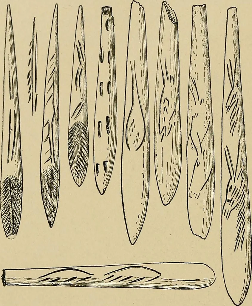 An illustration from Men of the old stone age, their environment, life and art, 1915, leaf 389
