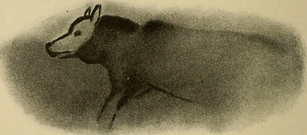 An illustration from Men of the old stone age, their environment, life and art, 1915, leaf 391