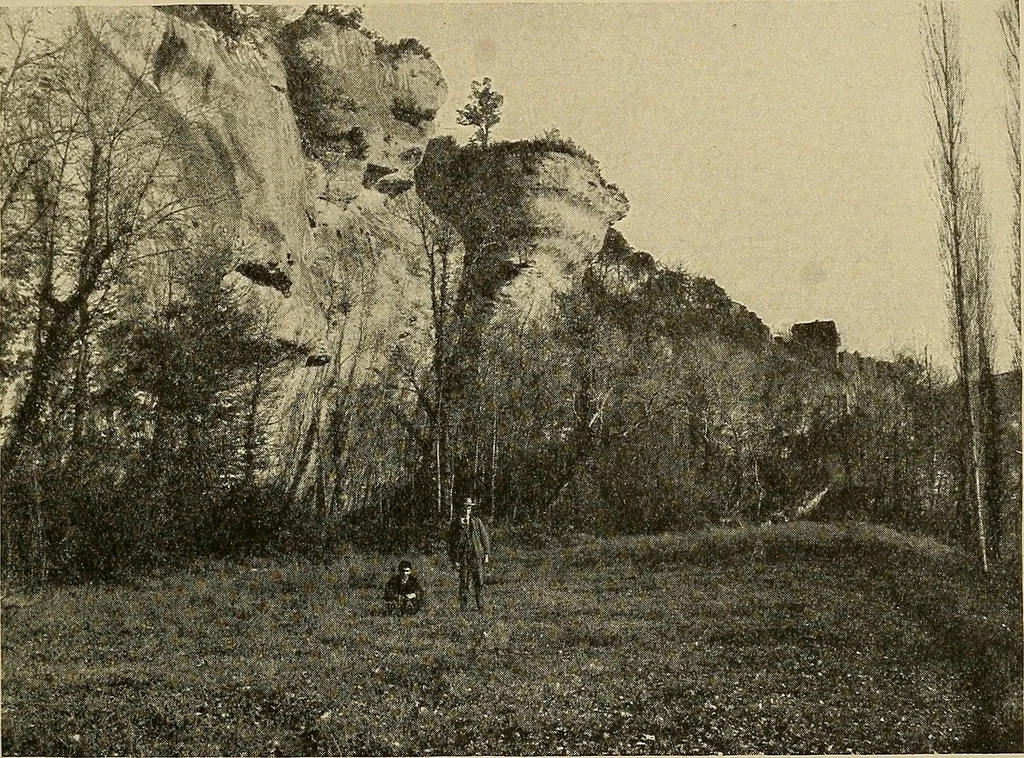 An illustration from Men of the old stone age, their environment, life and art, 1915, leaf 420