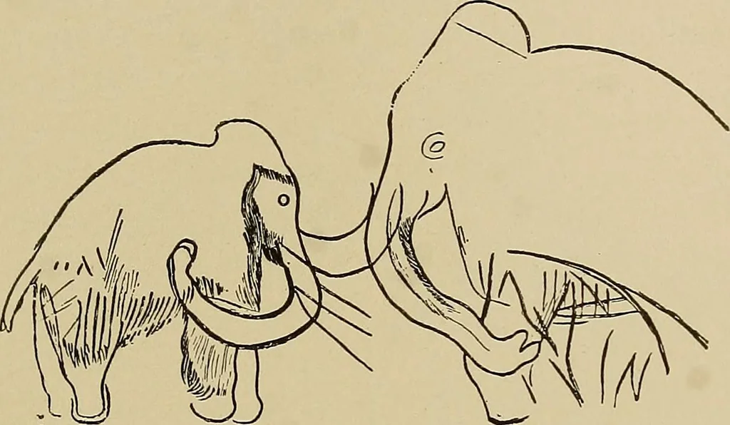 An illustration from Men of the old stone age, their environment, life and art, 1915, leaf 434